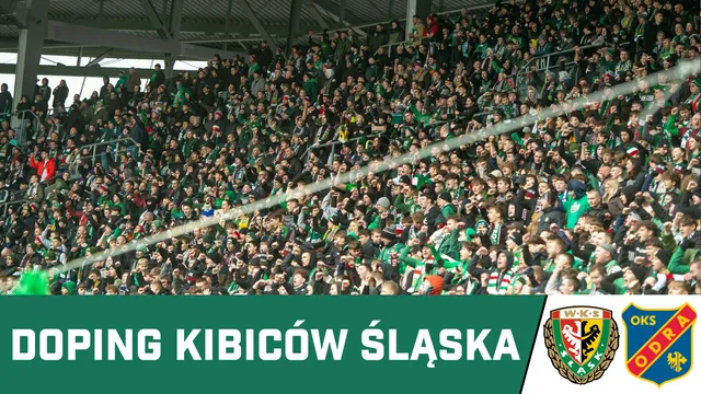 WIDEO: Doping kibiców Śląska Wrocław w meczu z Odrą Opole