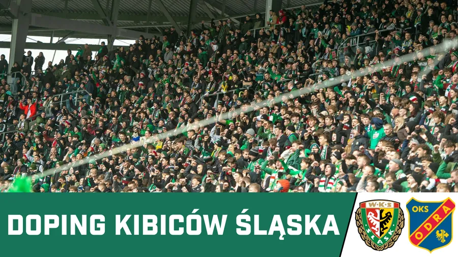 WIDEO: Doping kibiców Śląska Wrocław w meczu z Odrą Opole