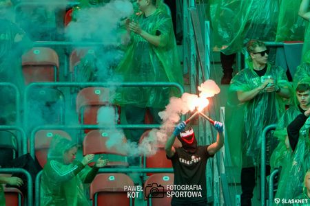25. kolejka I ligi - GKS Tychy 2:4 Śląsk Wrocław (KIBICE)