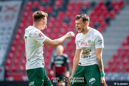 25. kolejka I ligi - GKS Tychy 2:4 Śląsk Wrocław 