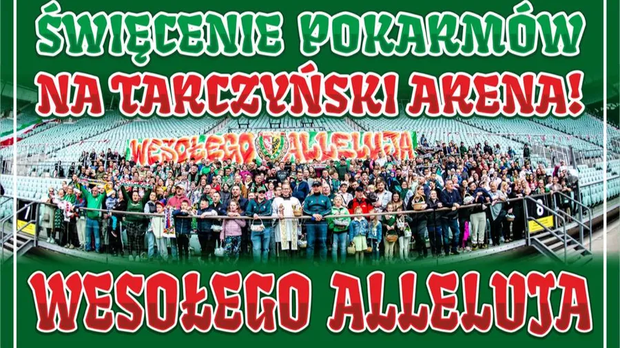 Święcenie Wielkanocnych pokarmów na Tarczyński Arena