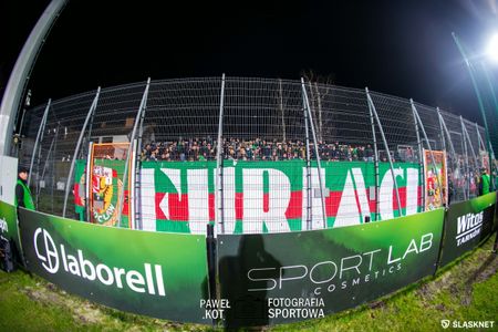 26. kolejka I ligi - Puszcza Niepołomice 1:1 Śląsk Wrocław (KIBICE)