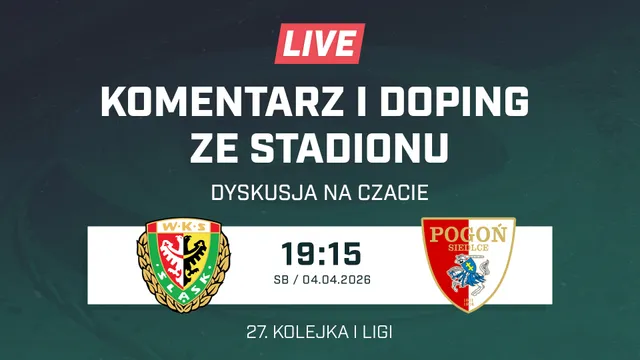 LIVE: Śląsk Wrocław - Pogoń Siedlce (NA ŻYWO)