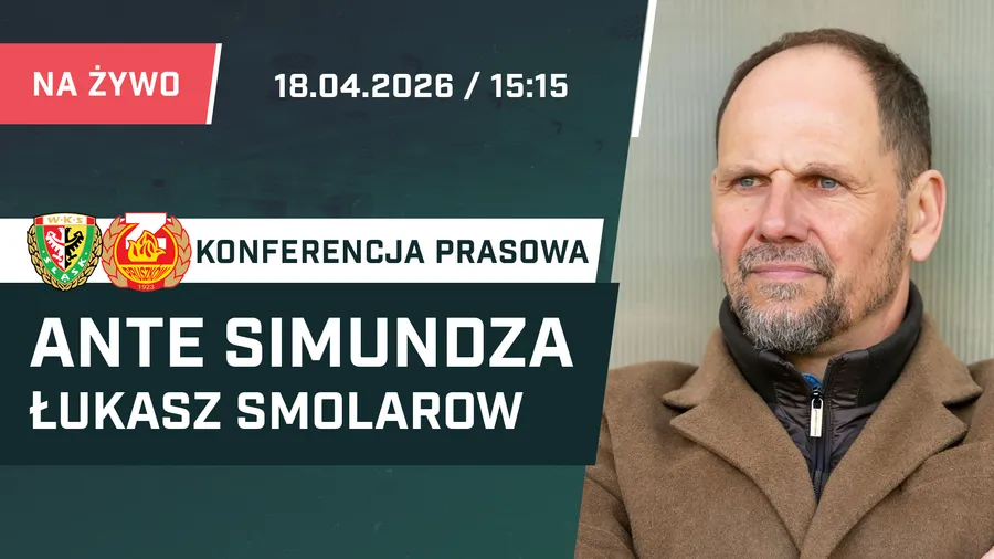 LIVE: Ante Simundza i Łukasz Smolarow po meczu Śląsk - Znicz