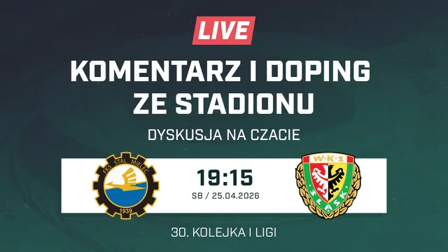 LIVE: Stal Mielec - Śląsk Wrocław (NA ŻYWO)