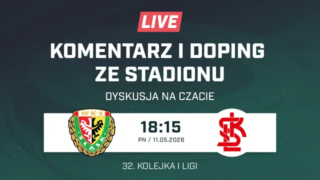 LIVE: Śląsk Wrocław - ŁKS Łódź (NA ŻYWO)