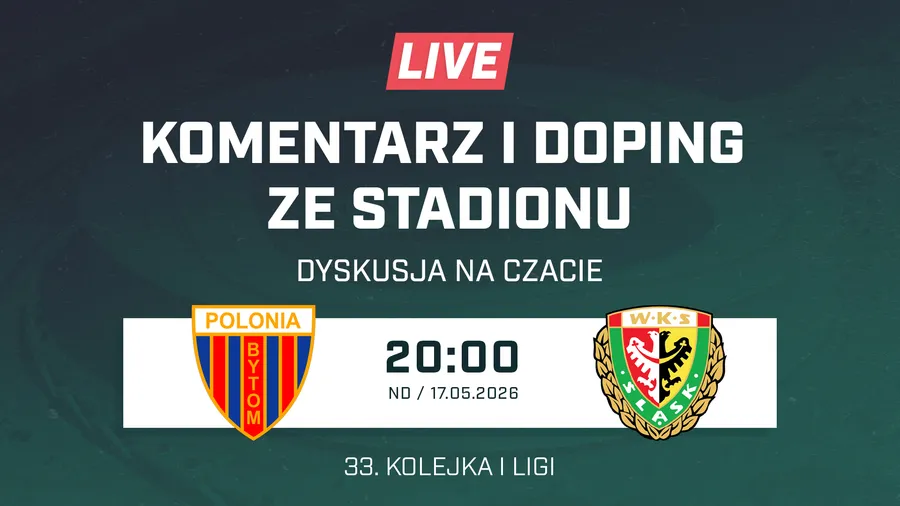 LIVE: Polonia Bytom - Śląsk Wrocław (NA ŻYWO)
