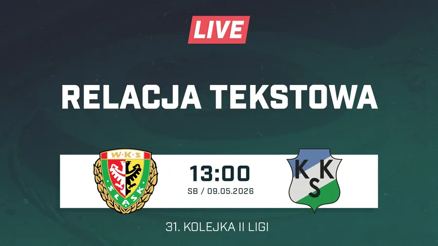 LIVE: Śląsk II Wrocław - KKS Kalisz (NA ŻYWO)
