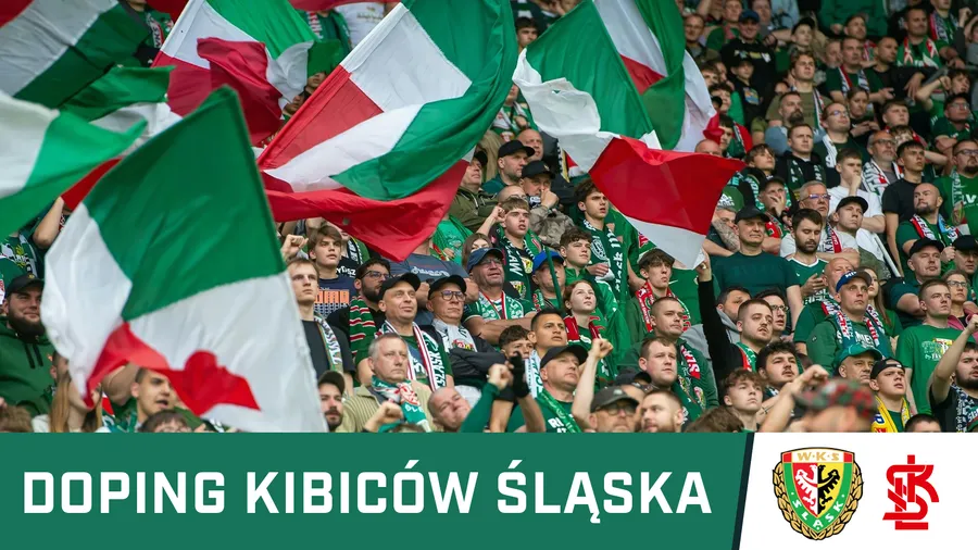 WIDEO: Doping kibiców Śląska w meczu z ŁKS-em
