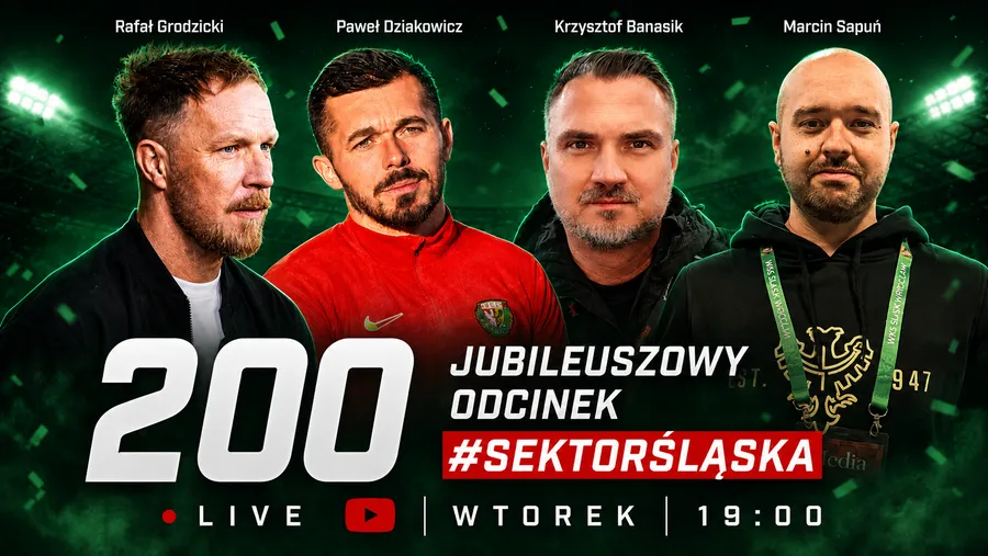 Podcast Sektor Śląska przed kamerami: Grodzicki, Dziakowicz, Banasik i Sapuń (odc. 200!)