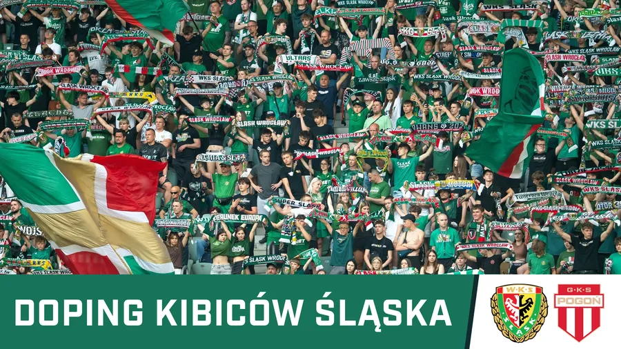 WIDEO: Doping kibiców Śląska w meczu z Pogonią
