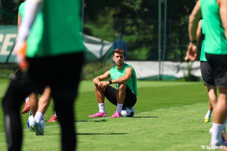Trening otwarty piłkarzy Śląska Wrocław