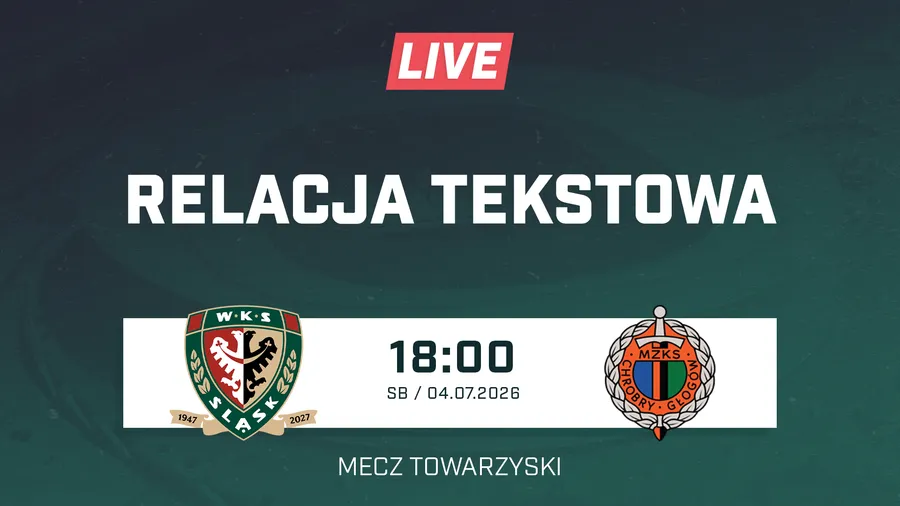 LIVE: Śląsk Wrocław - Chrobry Głogów (NA ŻYWO)
