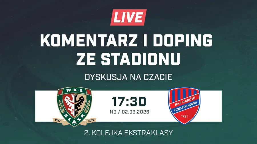 LIVE: Śląsk Wrocław - Raków Częstochowa (NA ŻYWO)