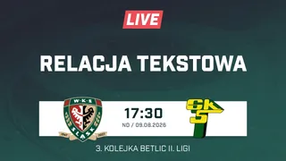 LIVE: Śląsk II Wrocław - Górnik Łęczna (NA ŻYWO)