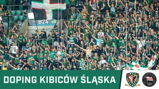 WIDEO: Doping kibiców Śląska w meczu z Cracovią