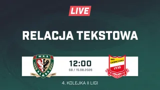 LIVE: Śląsk II Wrocław - Chojniczanka Chojnice (NA ŻYWO)