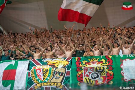 6. kolejka: Legia Warszawa 1:1 Śląsk Wrocław (KIBICE)