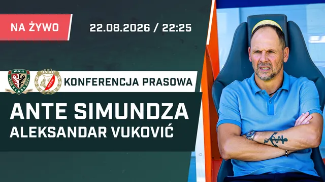 LIVE: Ante Simundza i Aleksandar Vuković po meczu Śląsk - Widzew
