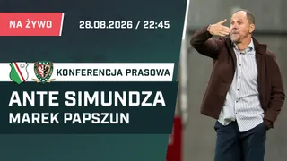 LIVE: Ante Simundza i Marek Papszun po meczu Legia - Śląsk