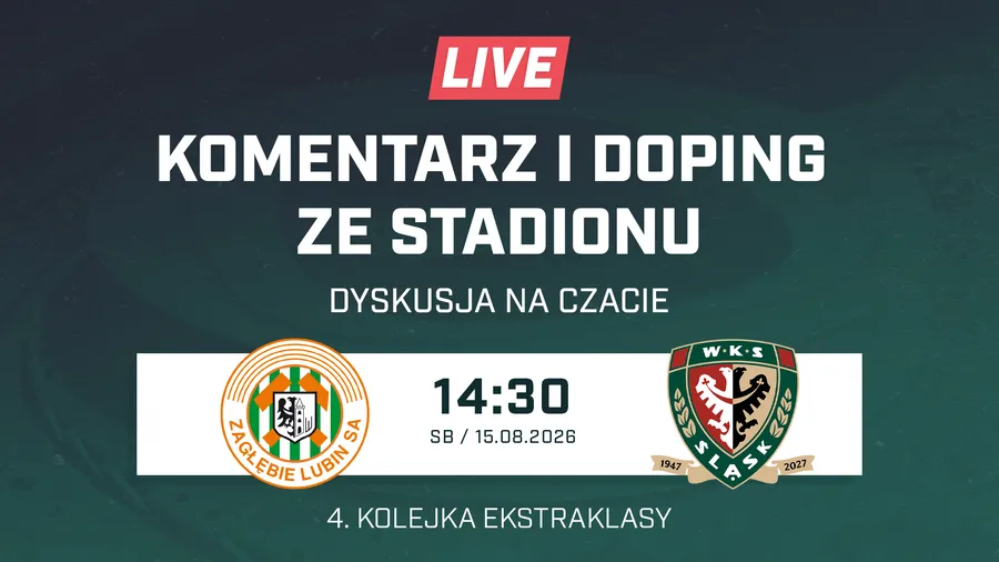 LIVE: Zagłębie Lubin - Śląsk Wrocław (NA ŻYWO)