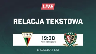 LIVE: GKS Tychy - Śląsk II Wrocław (NA ŻYWO)