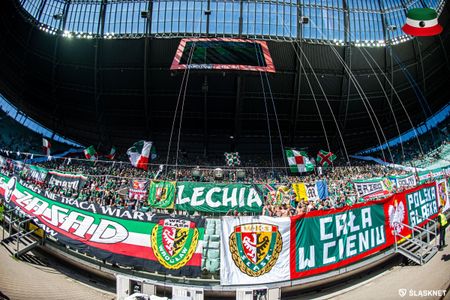 3. kolejka: Śląsk Wrocław 0:0 Cracovia Kraków (KIBICE)