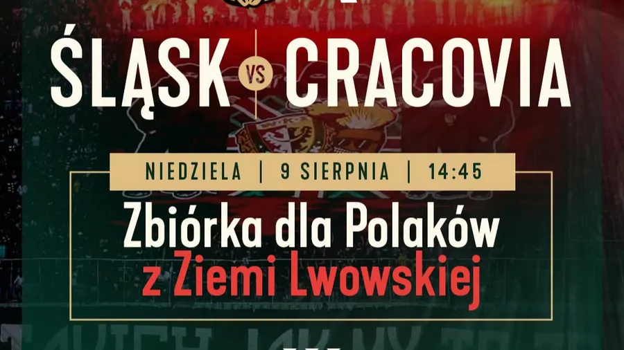 Zbiórka dla Polaków z Ziemi Lwowskiej przed meczem z Cracovią
