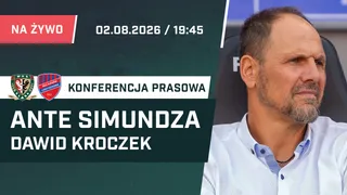 LIVE: Ante Simundza i Dawid Kroczek po meczu Śląsk - Raków