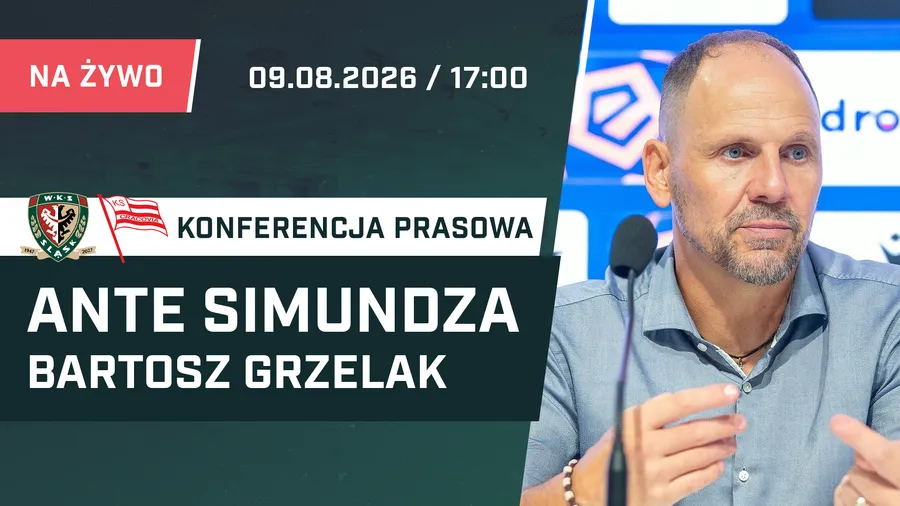 LIVE: Ante Simundza i Bartosz Grzelak po meczu Śląsk - Cracovia