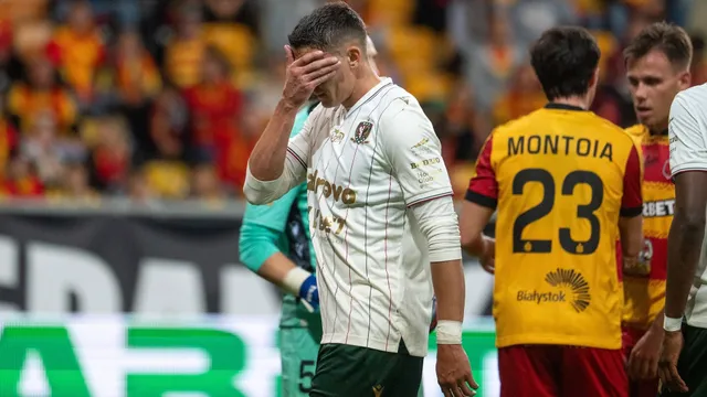 Jagiellonia Białystok 2:1 Śląsk Wrocław. Przegrany mecz, kontuzja Samca-Talara (RELACJA) 