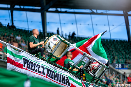 8. kolejka: Śląsk Wrocław 1:2 Korona Kielce (KIBICE)