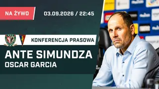 LIVE: Ante Simundza i Oscar Garcia po meczu Śląsk Wrocław - Pogoń Szczecin